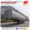 Tri-axle Aluminum tanker semi trailer  2