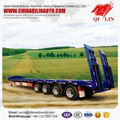 4 axle low flatbed semi trailer, 4 axle low bed trailer  for sale  3