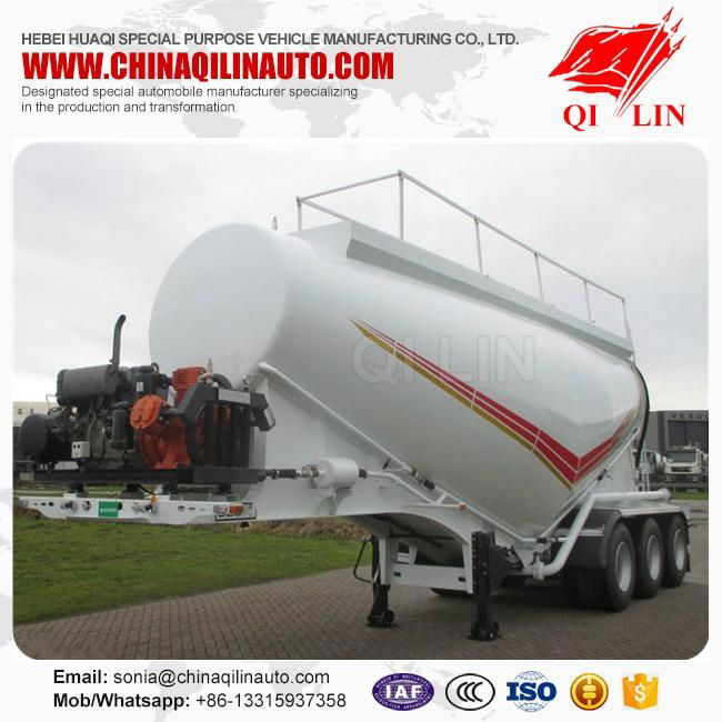 3 axle Bulk cement semi trailer for sale  2