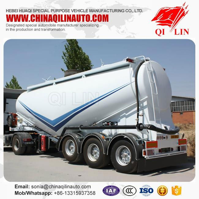 3 axle Bulk cement semi trailer for sale  4