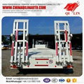 3 axle low bed trailer  with hydraulic system  2