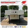 3 axle low bed trailer  with hydraulic system  4