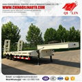 3 axle low bed trailer  with hydraulic system  5