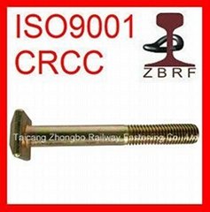 ISO Certificated Square Head Bolt, Galvanizing Track Bolt