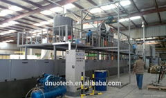 Intelligent FRP gel coat lightning sheet production line