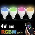 milight 4w smartphone ios app remote wifi control lighting gu10 rgb color changi