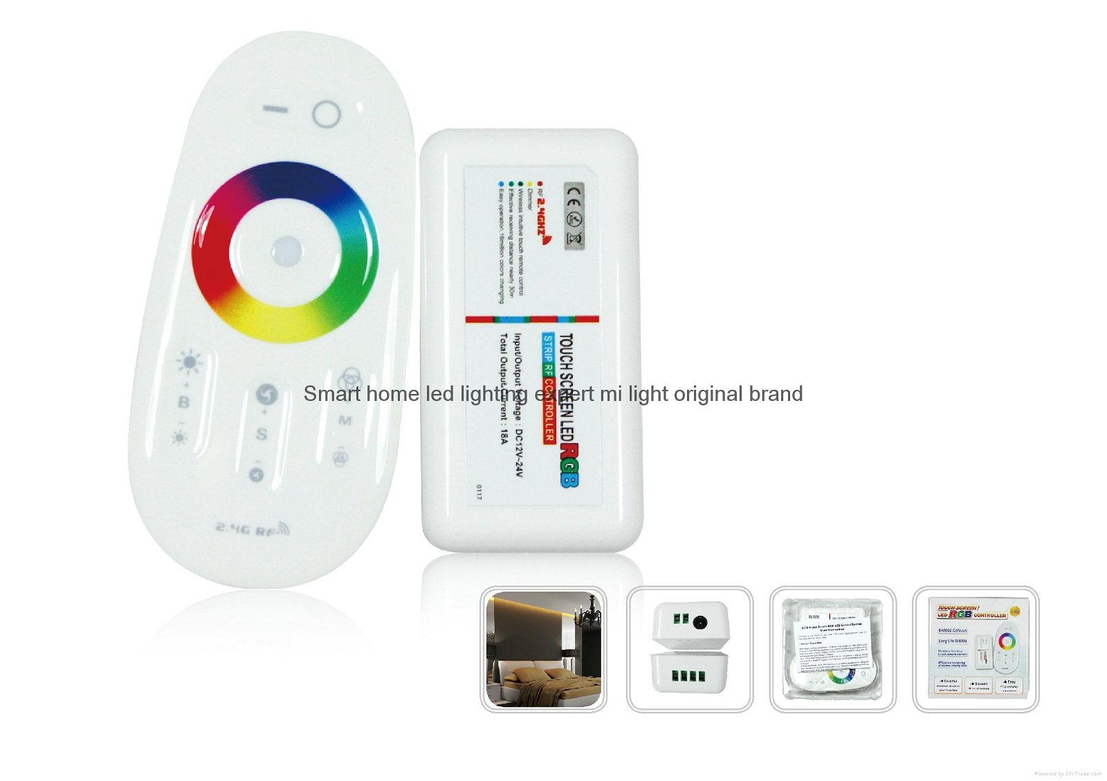 remote control wireless 2.4G RF smart color changed wholesale rgb led controlle 3