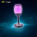 Mi.light wineglass usb charged 2w wifi RGBW smart rechargeable operated 1400mah  3