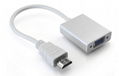 Aluminum case HDMI to VGA Mirco USB converter 1