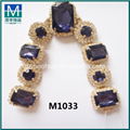 China wholesale fashion rhinestone accessories for slipper shoe decoration 