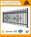 Powder coated steel pipe fence 3