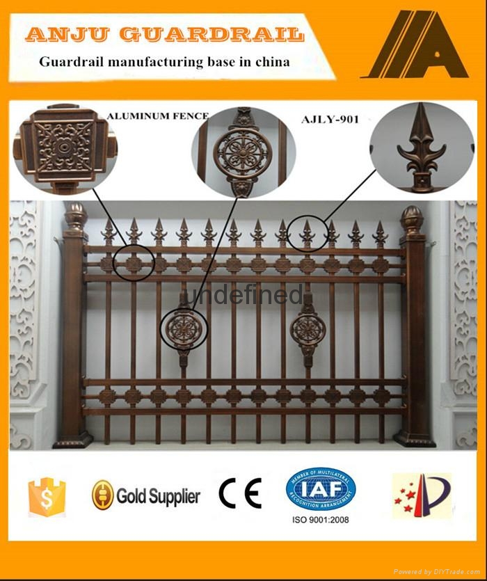 cheap aluminum fence panels AJLY901 ANJU (China Manufacturer