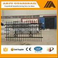 Metal powder coated fencing panels