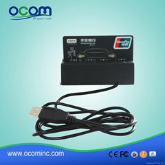 Mini magnetic stripe credit card reader