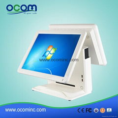 15 Inch All-in-one Touch Screen dual POS Machine