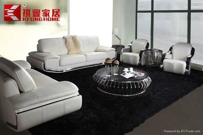 modern livingroom genuine leather sofa  SF-168