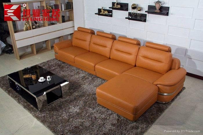 sofa for living room genuine leather modernstyle SF-170  3