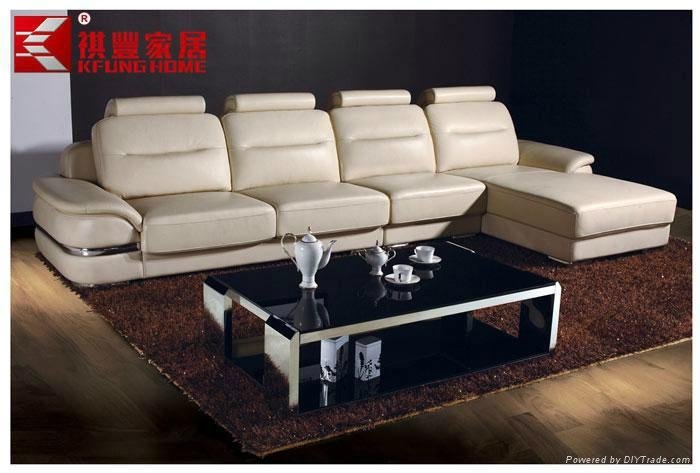 sofa for living room genuine leather modernstyle SF-170  2