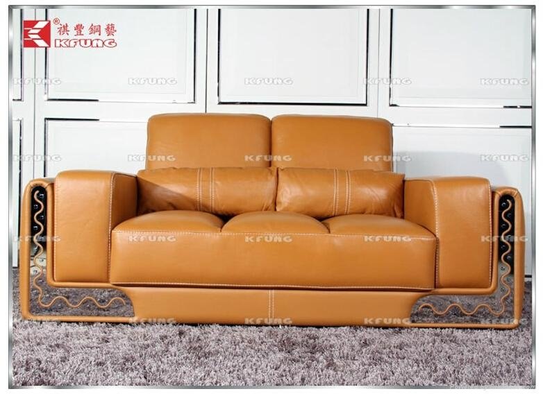 Genuine Leather Sofa Modern Style For Living Room furniture SF-169 
