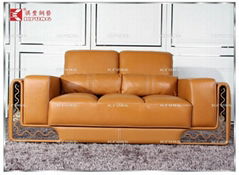Genuine Leather Sofa Modern Style For