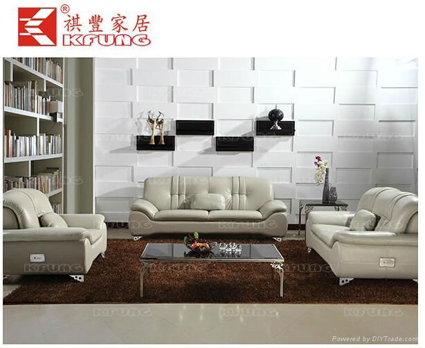 Popular design Sectional Genuine Leather Sofa Lounge SF-174  5