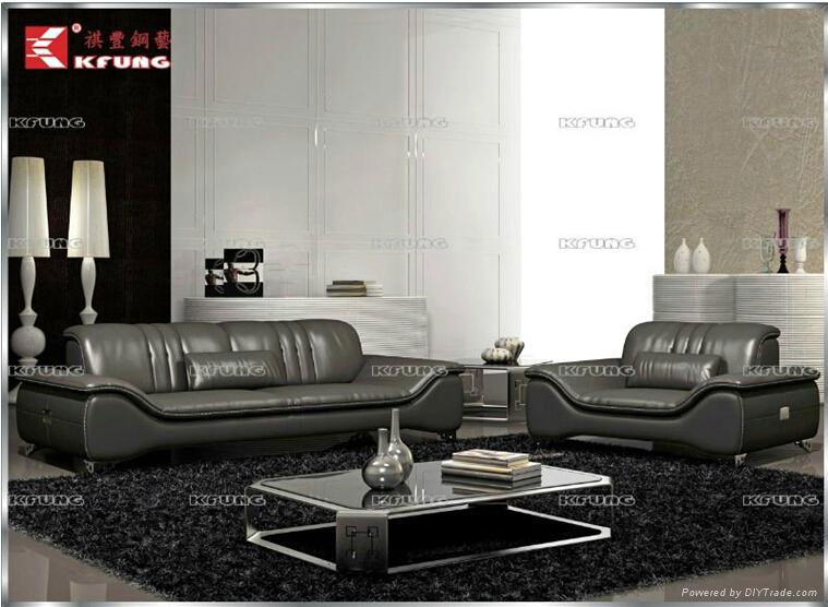 Popular design Sectional Genuine Leather Sofa Lounge SF-174  2