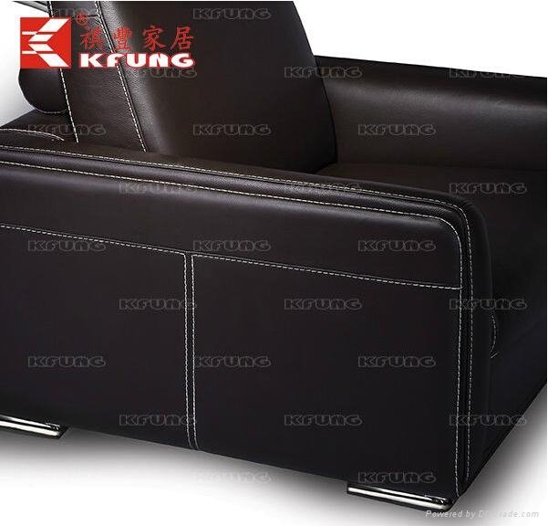 Luxurious Style Genuine Leather Sofa For Lounge SF-175  2
