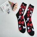 Ladies Valentine Polyester Socks 5
