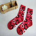 Ladies Valentine Polyester Socks 4