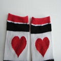 Children Valentine Polyester Socks 1