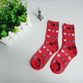 Children Valentine Polyester Socks 3