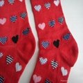 Children Valentine Polyester Socks 5