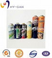 Aerosol tinplate can for brake and