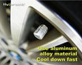 HP6439-3 Hypersonic car bike tire double layer air valve cap 4