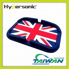 HP3518 Hypersonic TPE car union jack fabric mobile phone holder