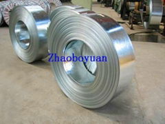 Galvanized steel strip in coils