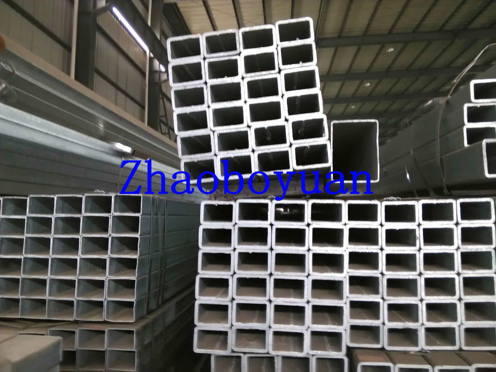 Galvanized rectangular steel tubes 3