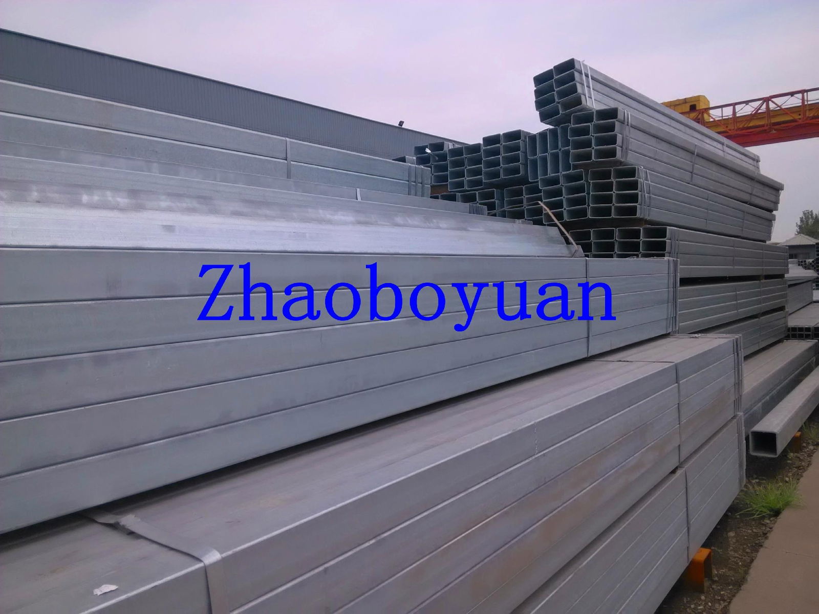 Galvanized rectangular steel tubes 5