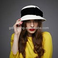 2016 Fashion New Style 100% Wool Felt Hat For Lady 1