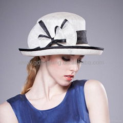 Fashion Bowtie Smart Philippines Custom Party Sinamay Hat