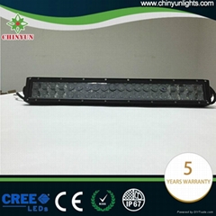 Superior quality 200W straight dual row light bars with waterproof IP67