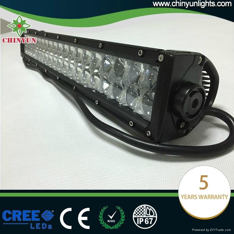 Superior quality 200W straight dual row light bars with waterproof IP67 5