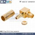 STA-MMCX Male Right Angle connector for LMR100,RG174 RG316 3