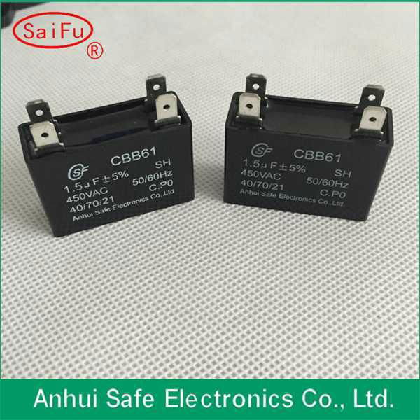 High Quality cbb61 capacitor 450v 3