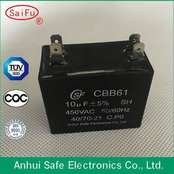 High Quality ac motor run capacitor cbb61 5