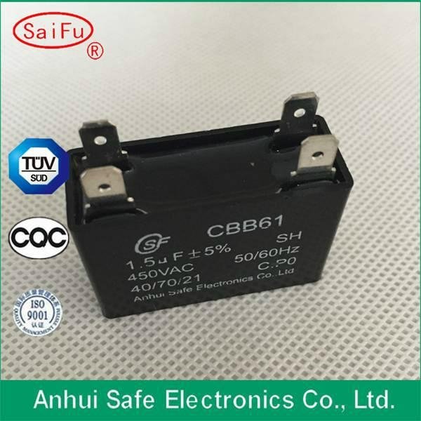 High Quality cbb61 generator capacitor 5
