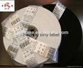 washable barcode label with non frayed