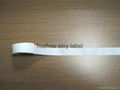 fire retardant fabric as printing label