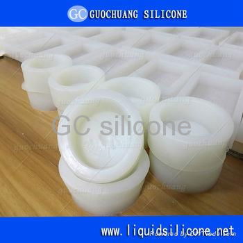 Liquid silicone rubber for soap mold making