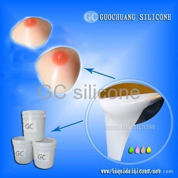 Platinum cure soft liquid rubber for artificial silicone bra 2